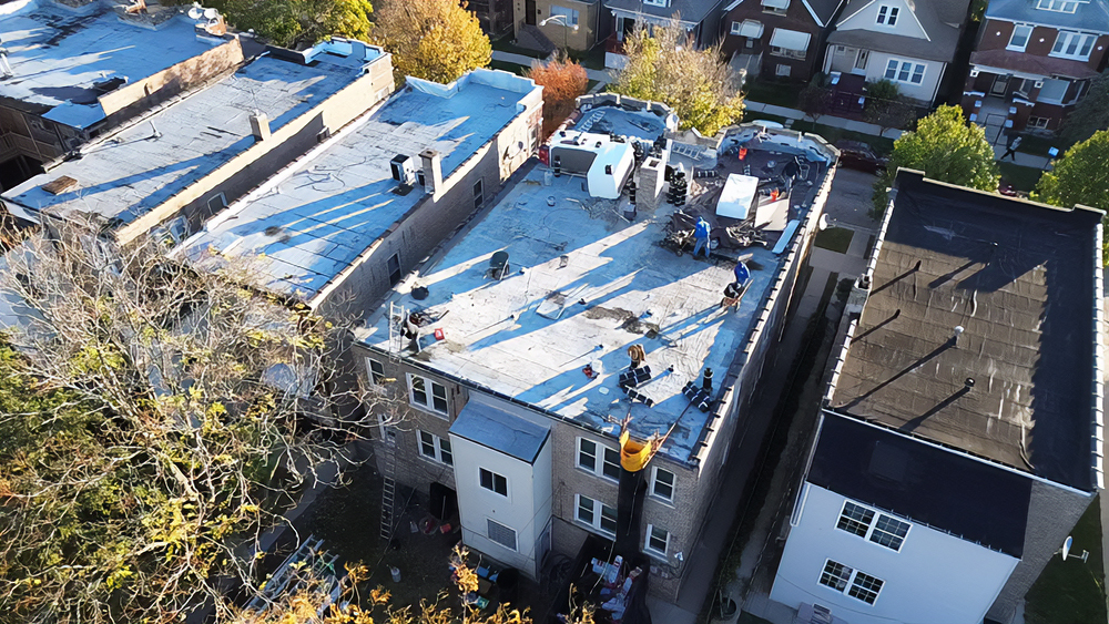 Commercial Roofing in Chicago by Perez Roofing & Masonry